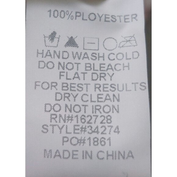 NWT Voy Brown/Cream Abstract Print Midi Dress Size SMALL - Picture 7 of 7